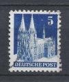 Allemagne - BIZONE - 1948 - Yt n 43 - Ob - Cathdrale de Cologne 5p bleu ; chir