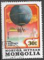 MONGOLIE - 1982 - Yt PA n 146 - Ob - 200 ans ascensions atmosphre ; Blanchard