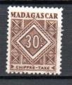 Madagascar   timbre taxe  Y&T  N  32   nsg