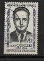 France N 1157 Hros de la Rsistance Jean Cavaills 1958