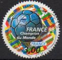 FRANCE N 3170 o Y&T 1998 France 98 Coupe du monde de football (ballon)