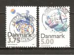 Danemark N Yvert 1123, 1125 (oblitr)