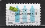 Timbre France Oblitr / Auto Adhsif / 2008 / Y&T N190.