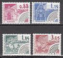 France 1981  Y&T  problitrs 170-173  N**