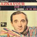 EP 45 RPM (7")  Charles Aznavour / Gilbert Bcaud  "  Sylvie  "