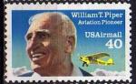 -U.A./U.S.A. 1991 - P-A/Airmail, William T. Piper & avion - YT A 122/Sc C 129 *