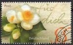 ALLEMAGNE FEDERALE N 2239 o Y&T 2004 timbre message (fleur de camlia)