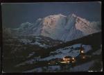 CPM non crite 74 CHAMONIX Crpuscule sur le Mont Blanc Tacul Maudit Mt Blanc et