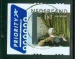 Pays-Bas 2004 Y&T 2115 oblitr Femme liant une lettre