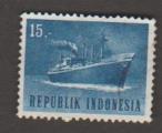 Indonesia - Scott 635   ship / bateau