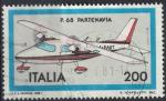 Italie 1981 Oblitr Used Avion P.68 Partenavia Constructeur Aronautique SU