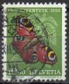 SUISSE N 568 o Y&T 1955 Papillons (Paon de jour)