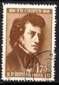 EURO - 1960 - Yvert n 1689 - Frdric Chopin (1810-1849), compositeur polonais