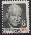 Etats-Unis : Y.T. 921 - Eisenhower - 8c - oblitr - anne 1971