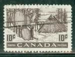 Canada 1950 Y&T 241 oblitr Schange des peaux