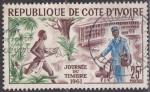 COTE d'IVOIRE N 199 de 1961 oblitr