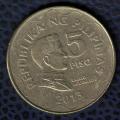 Philippines 2013 Pice de Monnaie Coin 5 Piso Prsident Emilio Aguinaldo SU