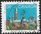 Canada 1987 Y&T 991 oblitr Parlement Ottawa