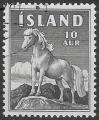 ISLANDE - 1958/60 - Yt n 283 - Ob - Poney