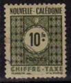 Nlle-Caldonie 1948 - Chiffre-taxe, 10 Fr, obl. - YT T47 