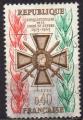 FRANCE N 1452 o Y&T 1965 Cinquentenaire de la croix de guerrre