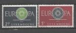 Europa 1960 Luxembourg Yvert 587 et 588 neuf ** MNH
