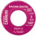 SP 45 RPM (7")  Sacha Distel  "  Vite, chrie, vite  "