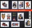 2011 bloc neuf 4582  Sapeur-pompiers de Paris 1811-2011
