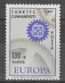 TURQUIE N°1830* (Europa 1967) - COTE 1.70 €