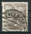 Timbre ESPAGNE 1951 - 53  Obl  N 820A  Y&T  Personnages 