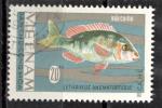 Vietnam du Nord 1967; Y&T n 546, 20 xu, faune, poisson