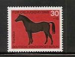 Allemagne Berlin 1969 Y&T 303 oblitr Cheval