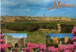MEKNES - Vue panoramique + Palais Dar El Makhzen + Porte Bab el-Khemis
