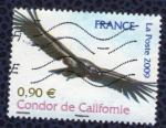 FRANCE 2009 Oblitr Animaux disparus ou menacs Condor de Californie Y&T 4375