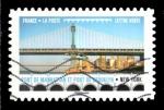 France Oblitr Yvert Adhsif N1475 Pont Manhattan et Brooklin USA 2017
