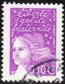 FRANCE - 2002 - Yt n 3446 - Ob - Marianne du 14 juillet 0,10  violet rouge