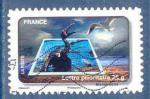 N404 Fte du timbre - l'eau - Mare noire autoadhsif oblitr