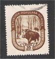 Romania - Scott 1016    boar / sanglier