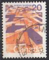 CANADA N 473a o Y&T 1972-1976 Prairies 2 bandes de phosphores