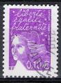 France Luquet 2002; Y&T n 3446; 0,10, violet-rouge