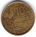 10 Francs Guiraud 1952
