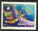 Nouvelle Caldonie 1997; Y&T n 744; 95F, Joyeux Nol, dauphins