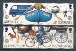 GUERNESEY N419/422** (europa 1988) - COTE 5.00 