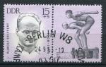 Timbre Allemagne RDA 1963  Obl   N 665  Y&T  Personnage Natation