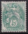 alexandrie - n 23  neuf** - 1902/03