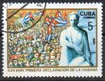 CUBA N 2643 o Y&T 1985 25e Anniversaire de la 1er dclaration de la Havane
