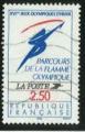 France 1991 - YT 2732 - oblitr - logo officiel flamme olympique