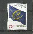 LITUANIE - Neuf/mnh - 1999 - 50e anniversaire Conseil Europe