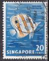 SINGAPOUR N° 58 de 1962 oblitéré