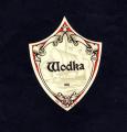 Ancienne petite tiquette d'alcool : Vodka , Wodka 